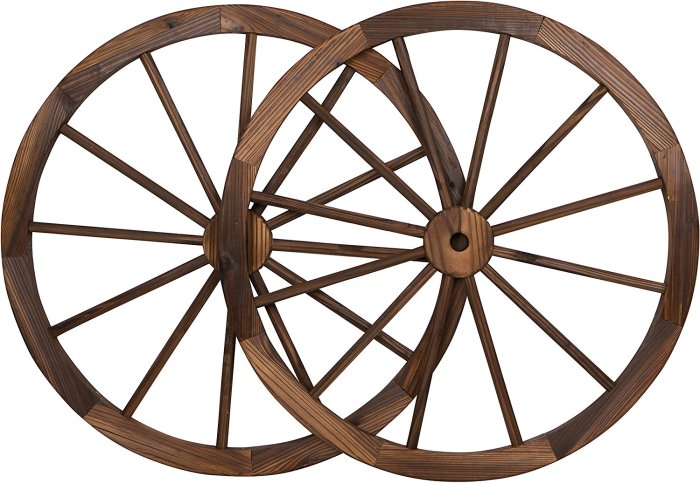 Wheels wagon wood small decor etsy wheel wall farmhouse saved room