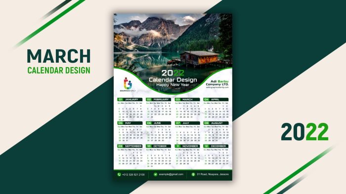 Kalender dm gestalten